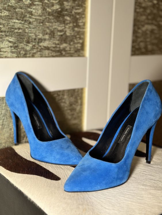 The Marilou ROMEO RODIN suede heels, like new! NP 390chf 6