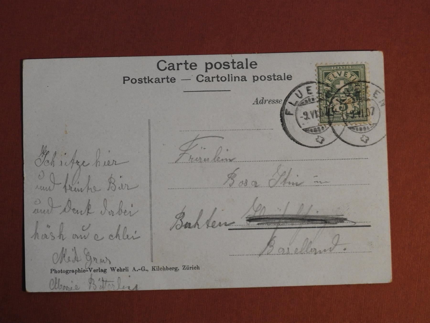 Cartoline postali: Flüelen UR – Usato da Rain venduto da 999-800-K 1