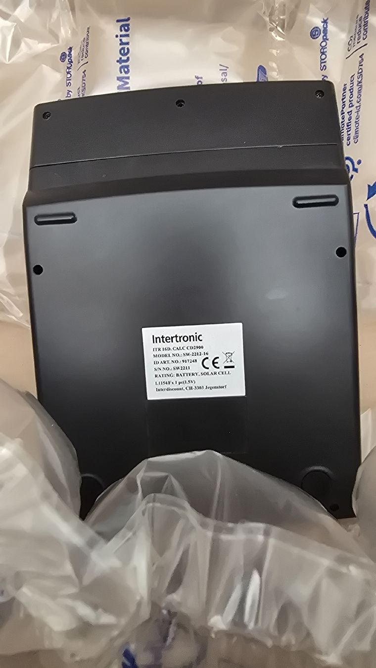 Calcolatrici tascabili: Intertronic CD2900 Tischrechner - Top Zustand – Usato da Zürich venduto da donaciro 1