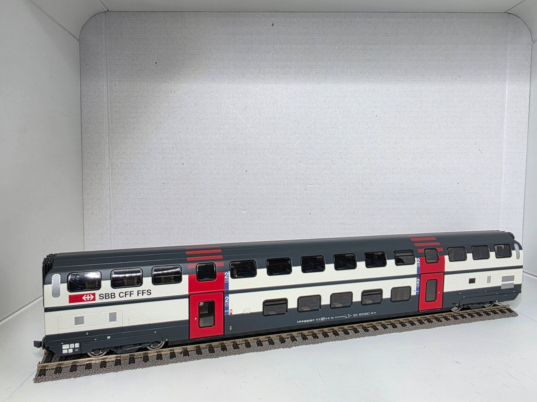 Roco Modellini di ferrovie: Roco SBB IC2000 Dosto 2.Kl. AC – Usato da Schwarzenburg venduto da hebusch54