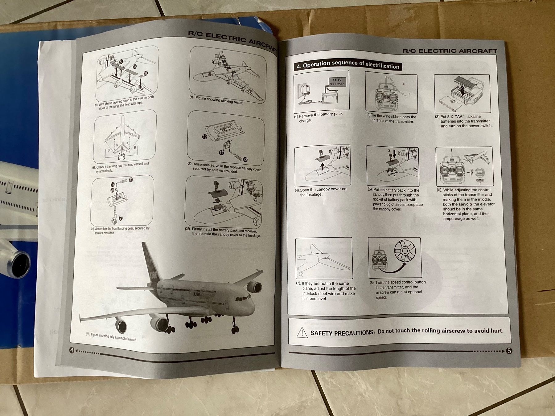 Modellismo RC: Modellflugzeug Airbus A 380 – Nuovo (secondo la descrizione) da Schoefflisdorf venduto da kamine61 7