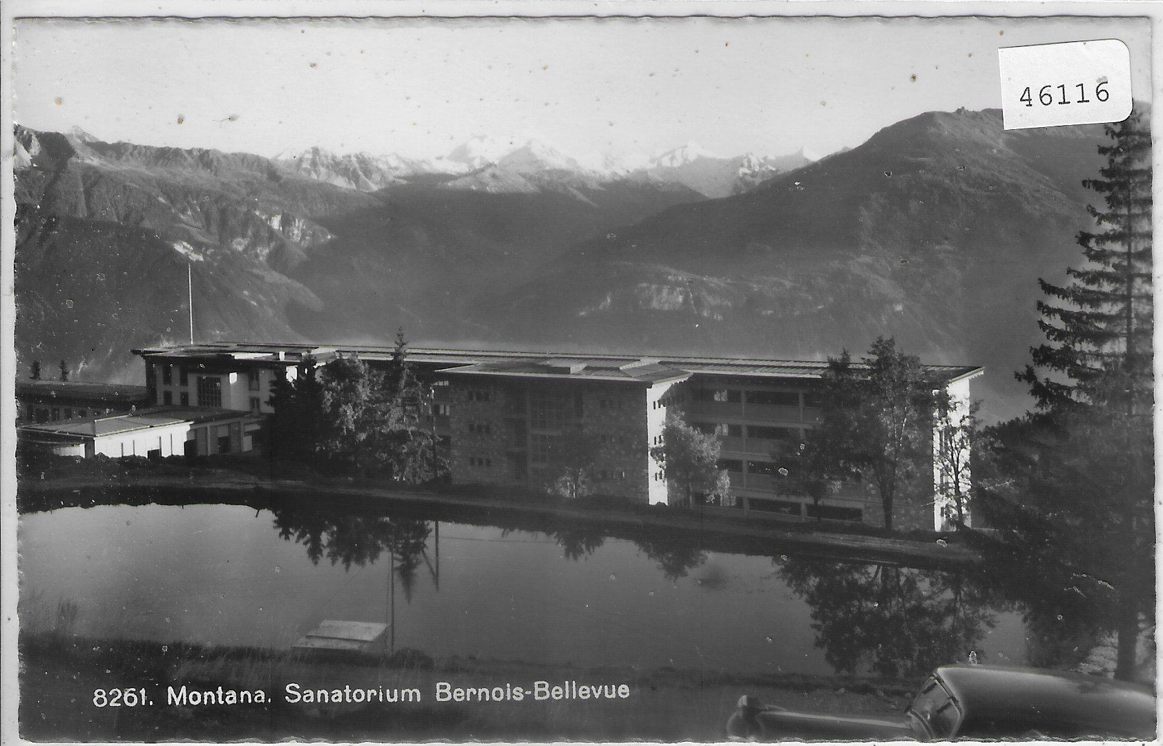 Cartoline postali: Montana - Sanatorium Bernois-Bellevue – Usato da Ettingen venduto da Kartenplanet