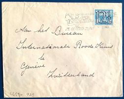1940 Holland Zensurbrief Deutsches Reich- Rotes Kreuz Genf