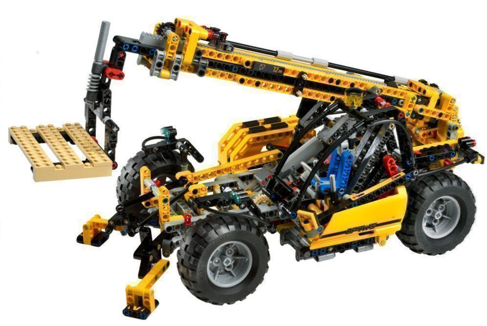 Lego Kit di costruzioni: Lego 8295 Teleskop-Lader mit Motor – Usato da Vinelz venduto da zulua