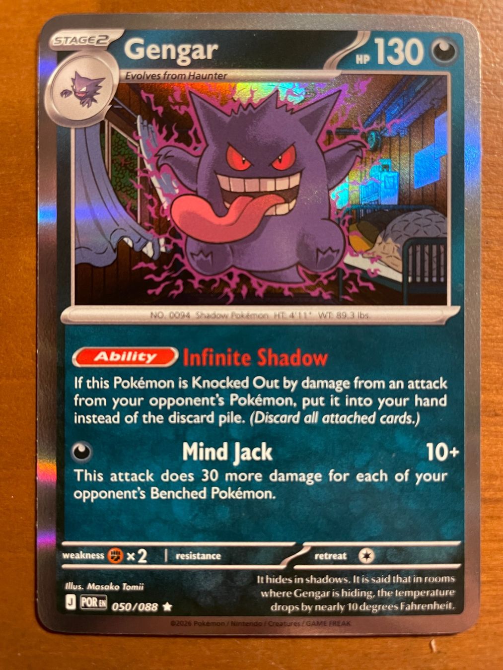 Pokémon Carte collezionabili: Pokemon Gengar Holo (Versand gratis) – Nuovo (secondo la descrizione) da Chur venduto da Angerson