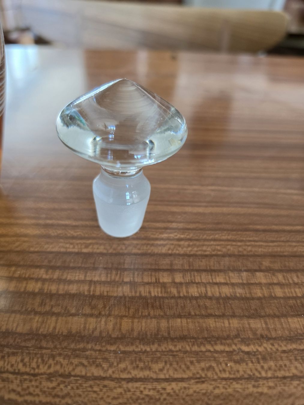 Bottiglie: Parfumflakon Glas bernsteinfarben mit Schliffstopfen antik – Usato da Mettlen venduto da elios0888 5