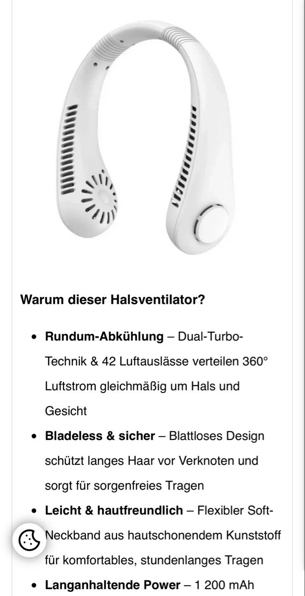 Ventilatori: Nackenkühler ventilator – Nuovo e nell'imballaggio originale da Füllinsdorf venduto da Nanna22 4
