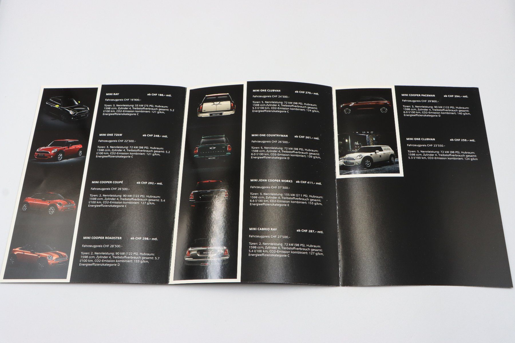 Mini Dokumente: Mini Leasing Modellprogramm 2013 Prospekt – Gebraucht aus Bühl b.Aarberg von Collectorpassions 3