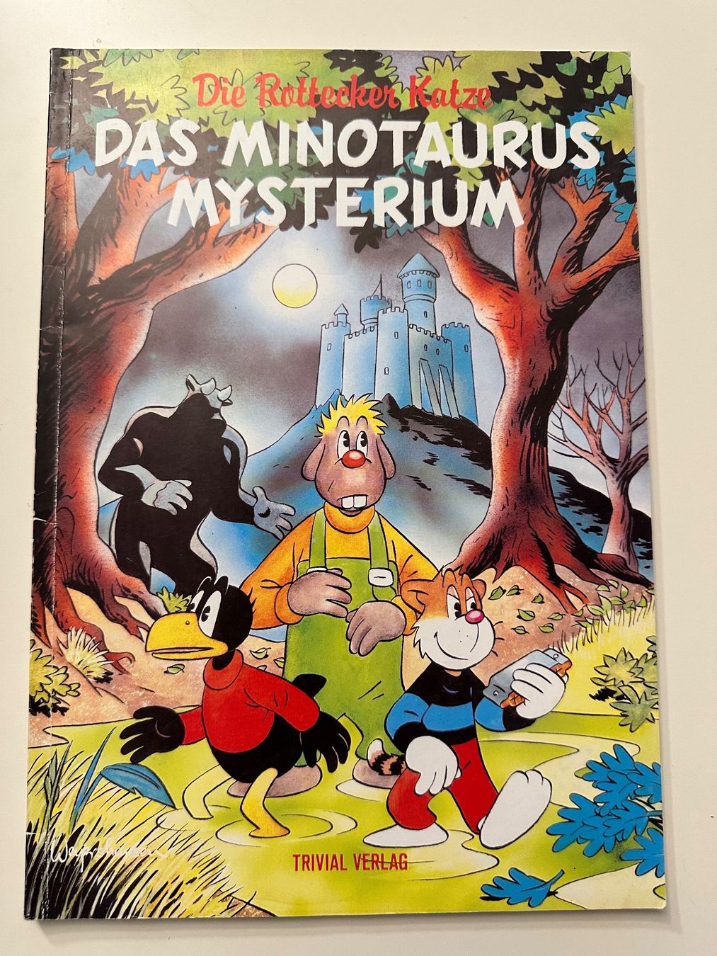Fumetti: DIE ROTTECKER KATZE - DAS MINOTAURUS MYSTERIUM - 1. Auflage – Usato da Münsingen venduto da Ganjam