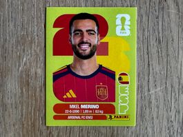 WM 2026 Sticker Mikel Merino ESP 14 United Edition Panini