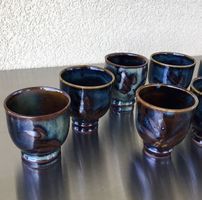 Verres en céramique signé Bosshard Blonay
