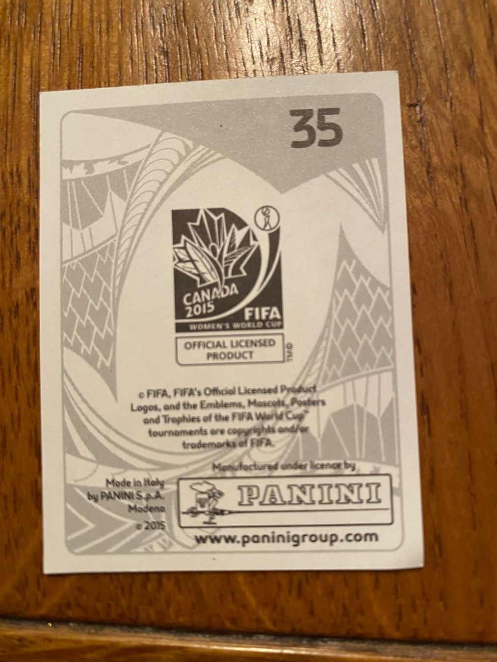 Panini Carte collezionabili: WM 2015 – Nuovo (secondo la descrizione) da Abtwil SG venduto da Zwiebi 1