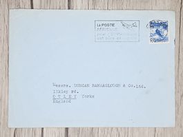 CL13 Enveloppe + Timbre Suisse 1947