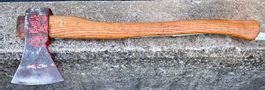 altes Forstbeil / Holzaxt länge 60cm