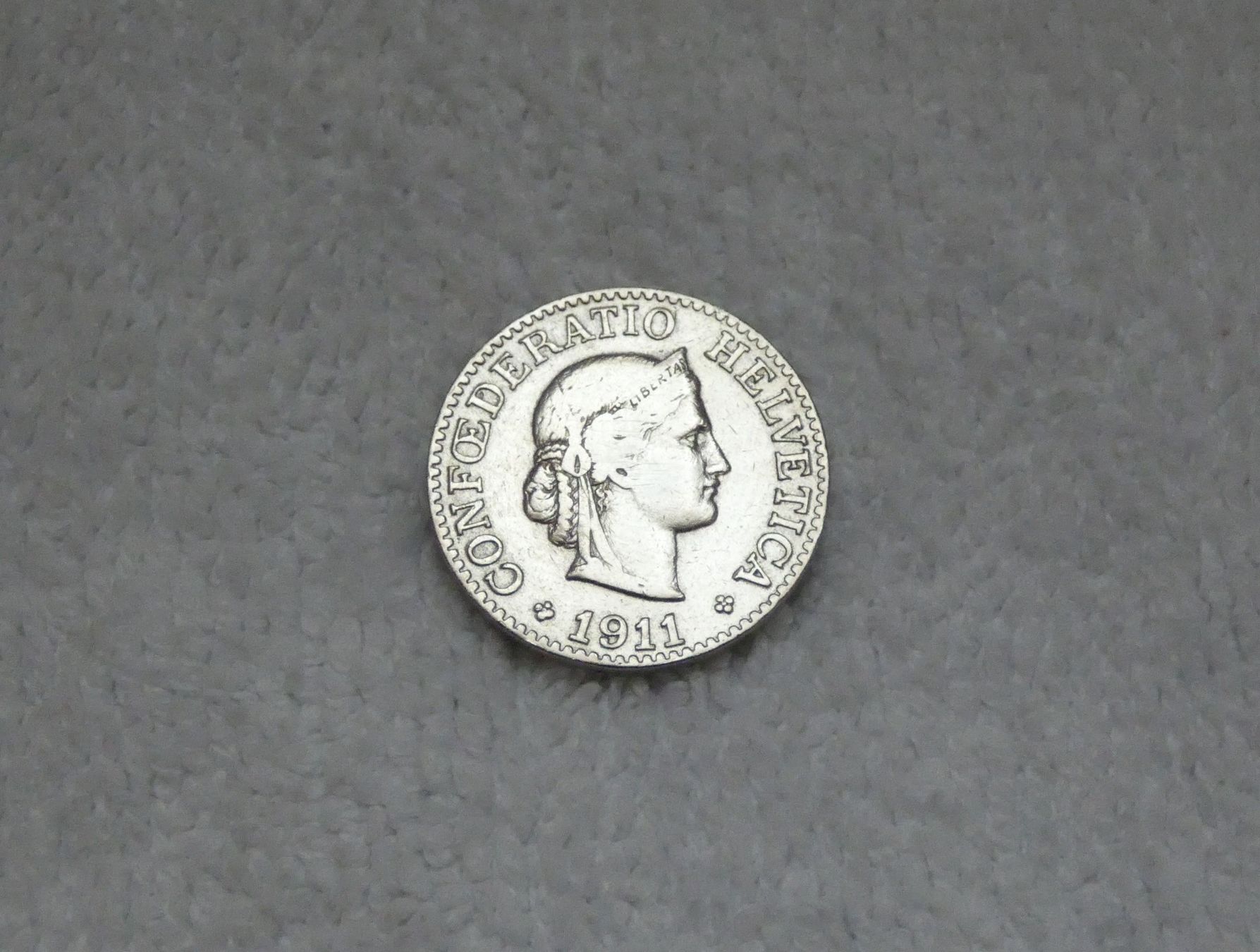 Tutti le monete: 10 centimes/rappen 1911 – Usato da Nyon venduto da Ilmi09