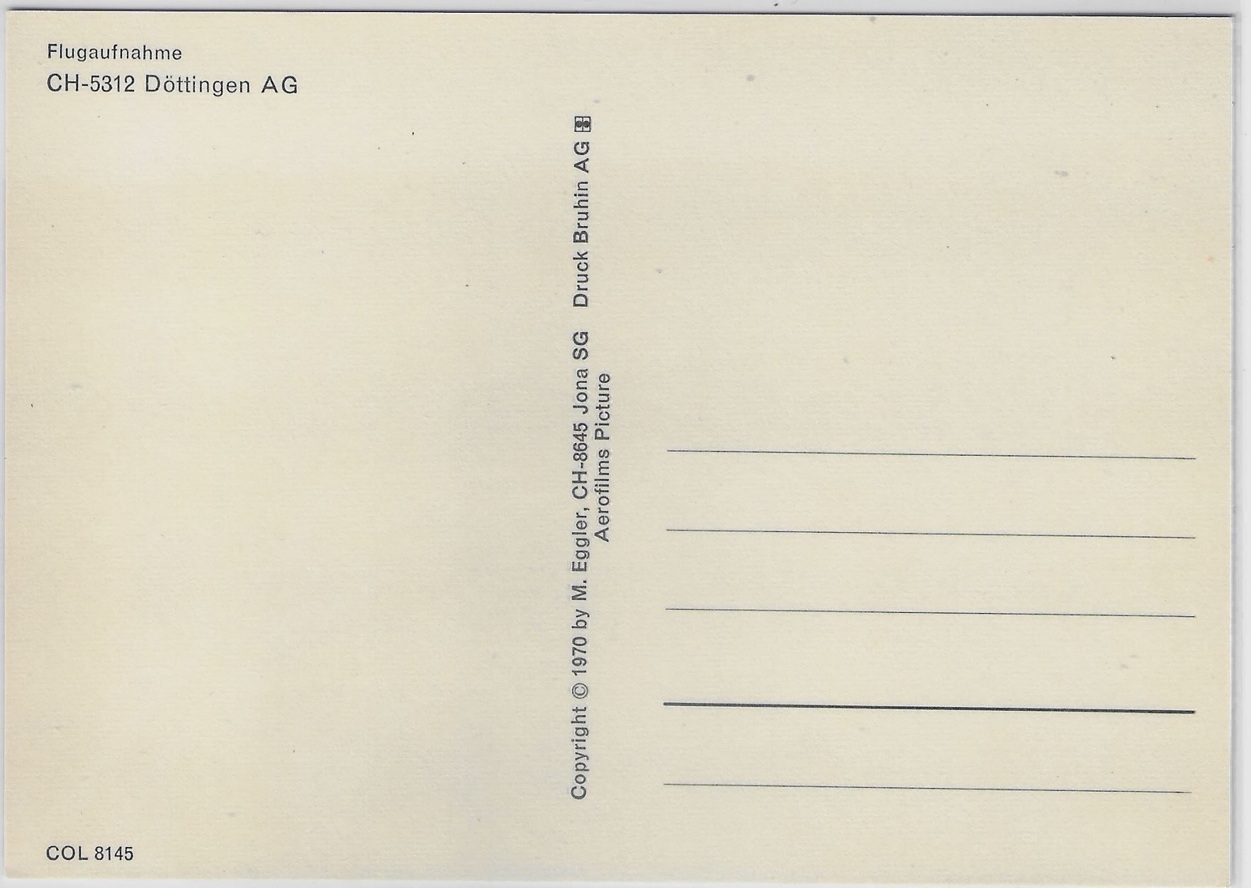 Cartoline postali: Flugaufnahme Döttingen AG – Antico da Ettingen venduto da Kartenplanet 1