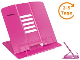 Leseständer XL, aus Metall, pink