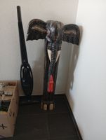 Holz Elefant Deko Skulptur, Handarbeit,