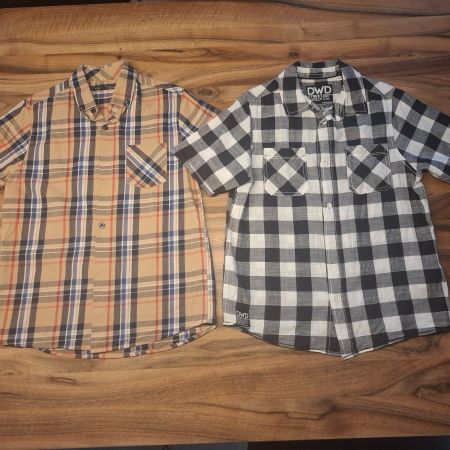 Jungen Kurzarmhemden 2er Set, Gr.146/152