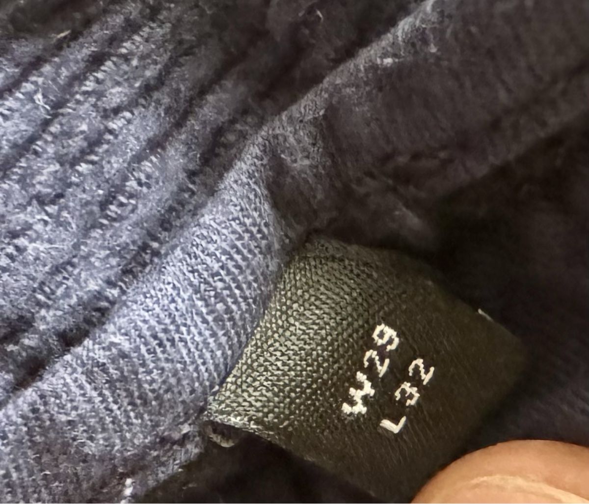 We Hosen: Chinohose Manchesterstoff blau WE – Gebraucht aus Basel von superbusi 3