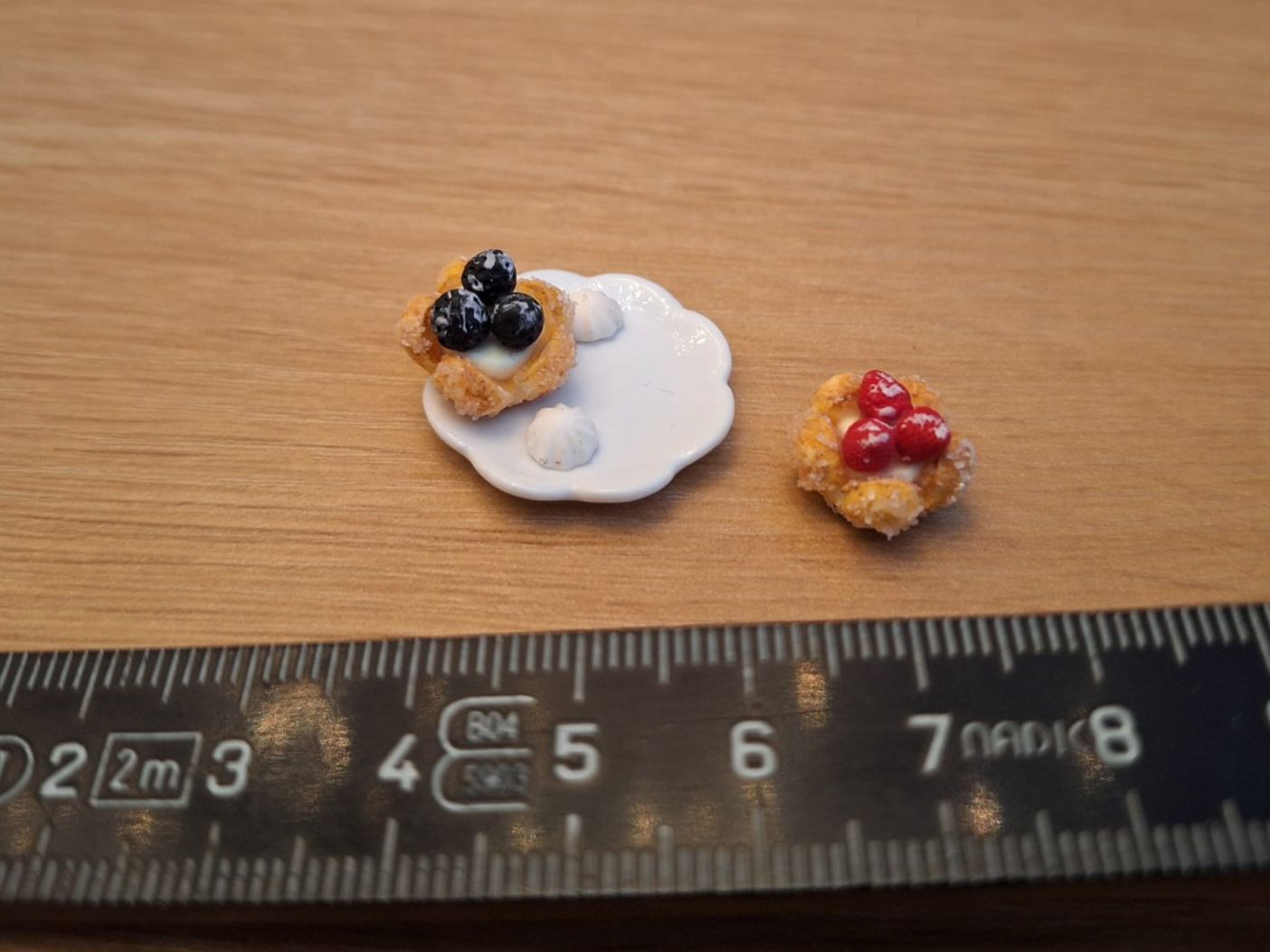 Case e mobili per bambole: Handmade Früchtetörtchen – Nuovo (secondo la descrizione) da Zürich venduto da HandmadeTinyFood 1