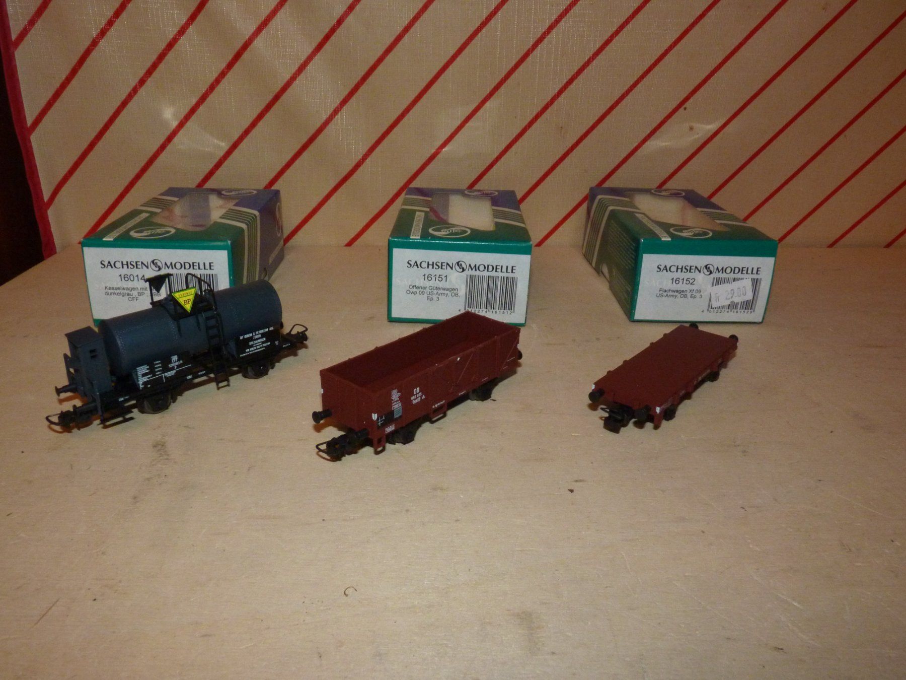 Modellini di ferrovie: Güterwagen Sachsenmodelle Spur H0 – Usato da Rudolfstetten venduto da Rrst1968