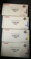 Canon original Toner C-EXV 26 Set 4 Stück alle Farben neu