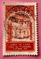 Nr.167 getempelt  50 Jahre Weltpostverein 1924   