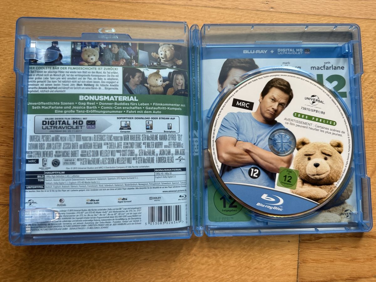 Alle DVDs: Ted 2 - Blu-ray – Gebraucht aus Kölliken von nerdorado 2