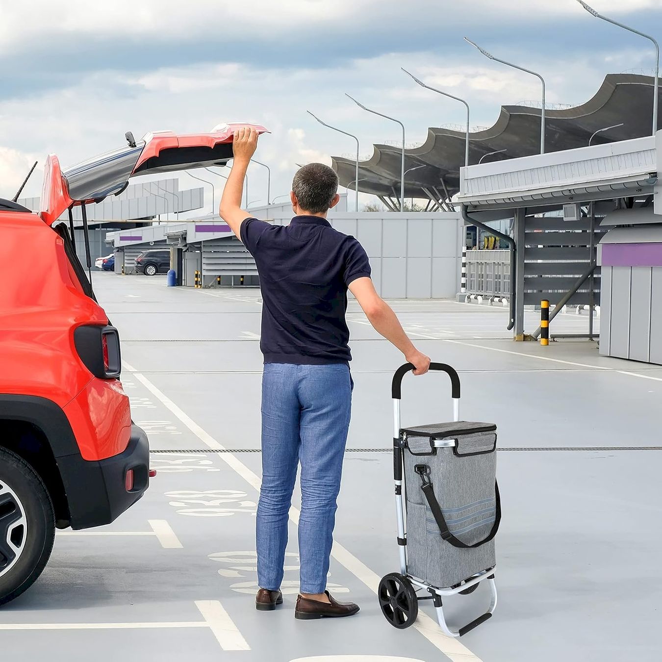 Altro per la casa: Einkaufstrolley mit Kühlfach Grau – Nuovo e nell'imballaggio originale da Bottighofen venduto da zaap 2