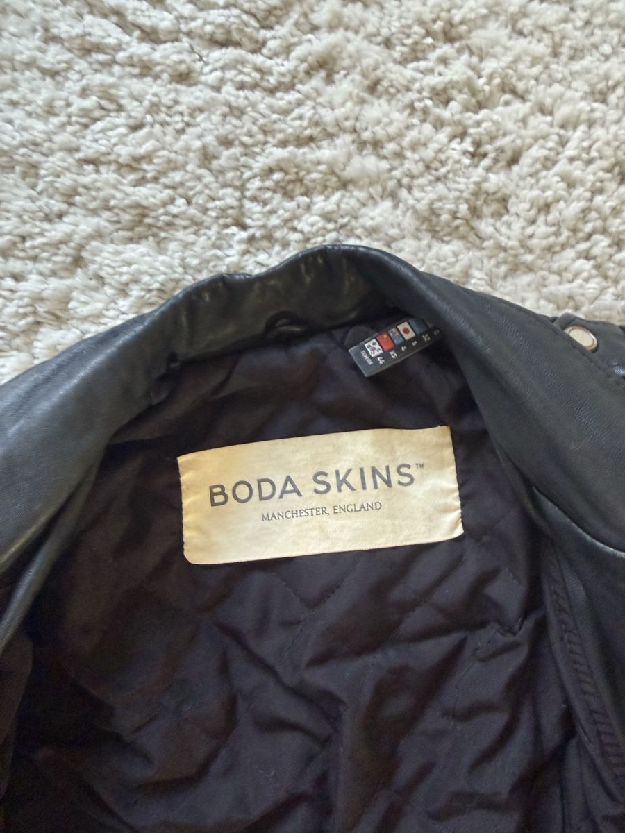 Vestes: Boda Skins Leather Jacket Black  – D'occasion à Zürich par 7b6s 1