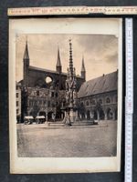 Lübeck Deutschland historischer Marktplatz gotischer Brunnen