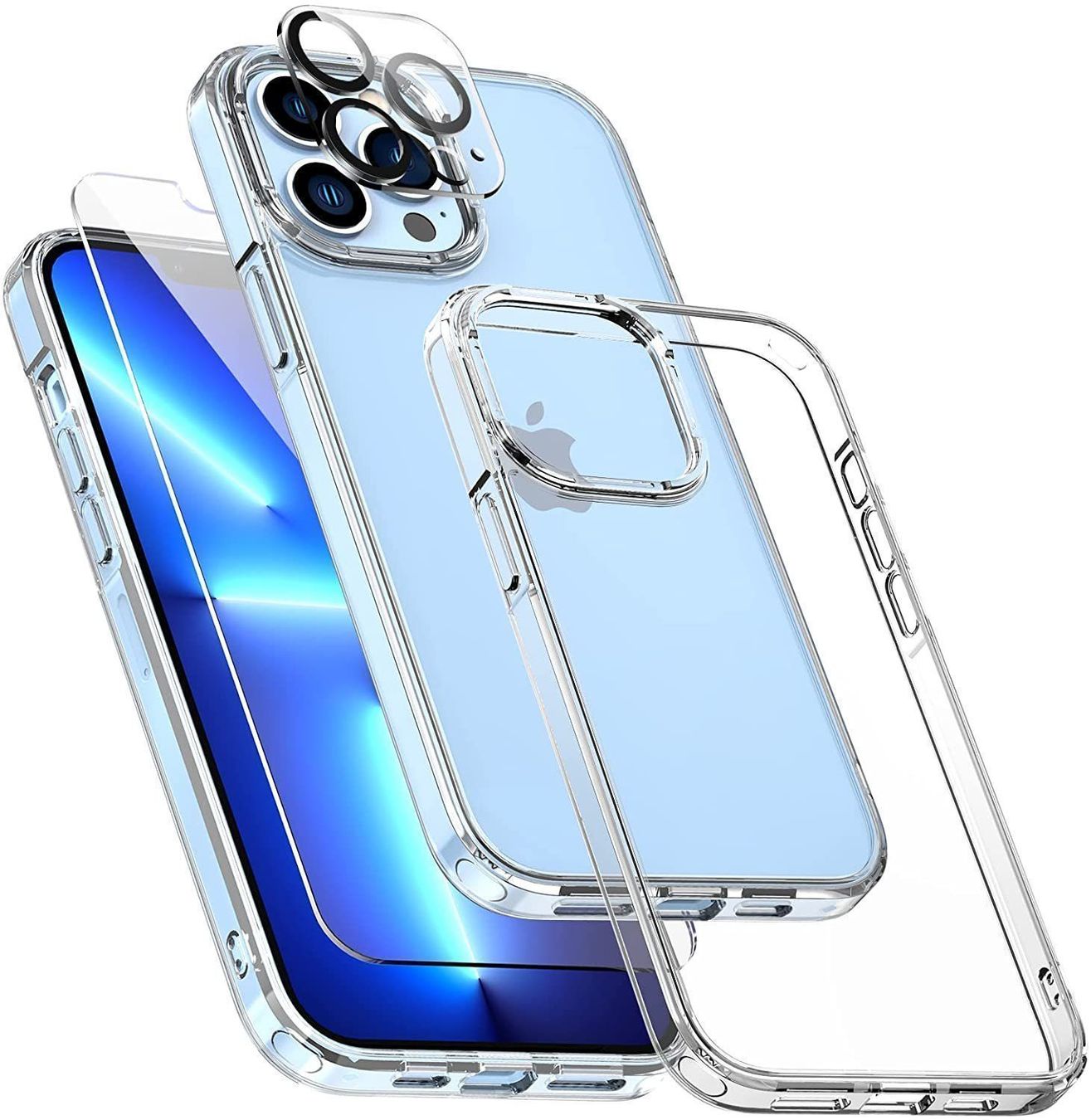 Cover & Protezioni schermo: iPhone 12 Pro-Kit de protections coque+écran+caméra – Nuovo e nell'imballaggio originale da Morges venduto da DigiAC
