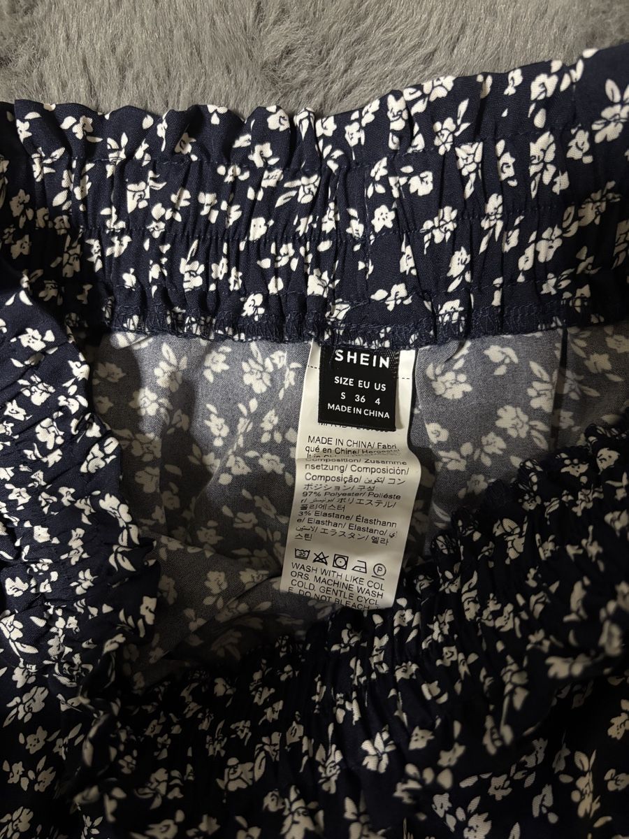 Röcke: Floral Maxi Skirt, Navy Blue, Size S – Neu (gemäss Beschreibung) aus Wichtrach von Re_Fit 2