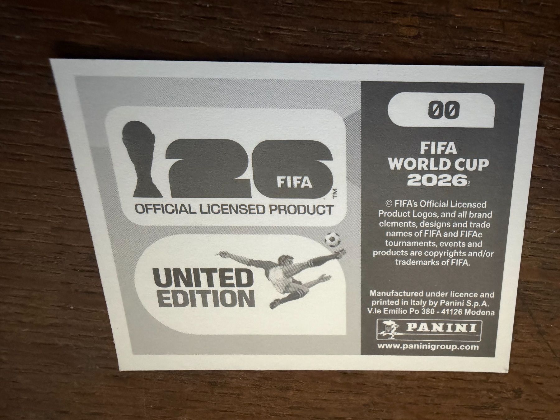 Panini Carte collezionabili: Panini WM 2026 - PANINI STICKER 00 – Usato da Tegerfelden venduto da siebenmacky 1