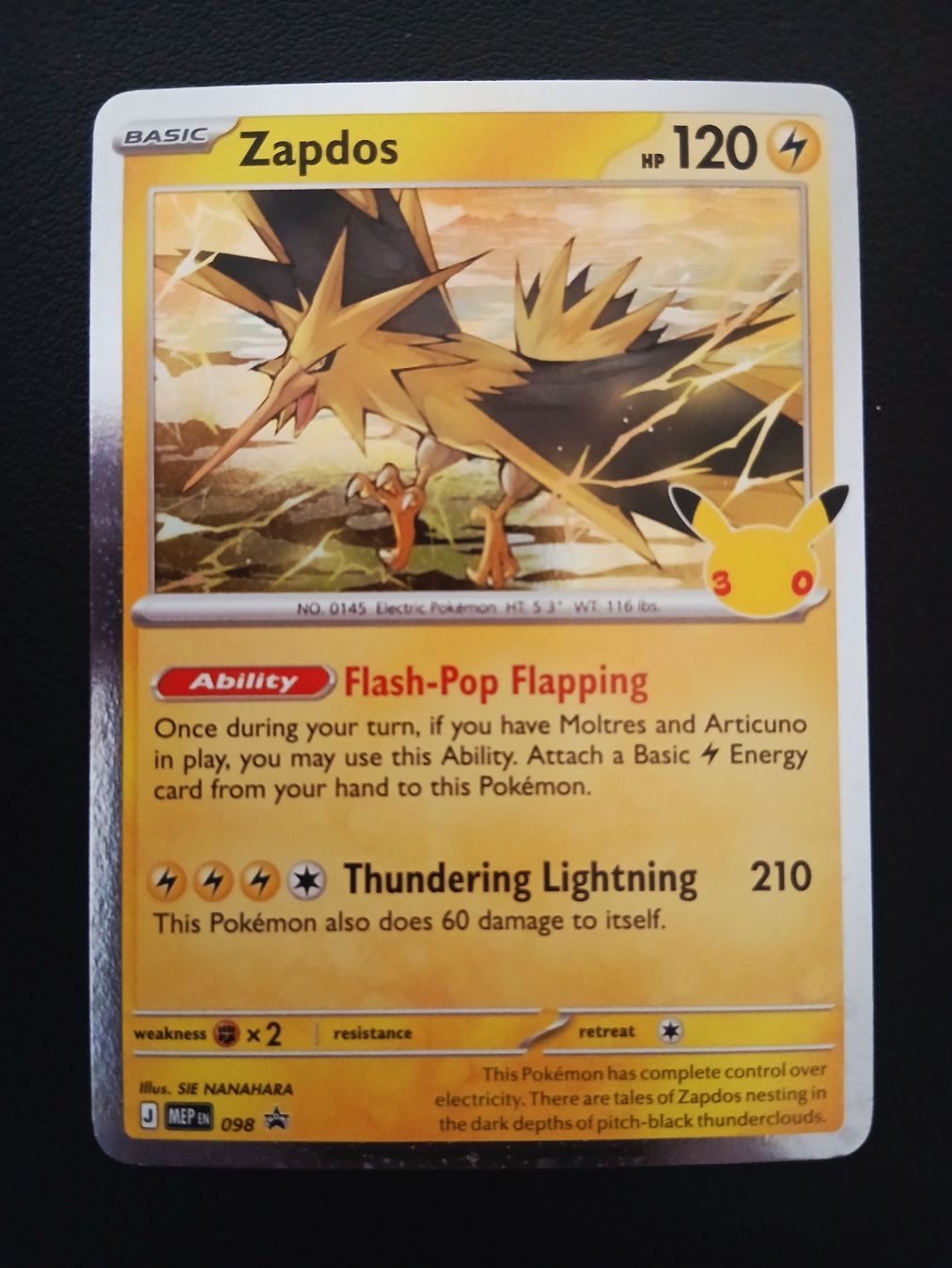 Articuno Moltres Zapdos Pokémon 30th Celebration Englisch (Neuf (Voir ...