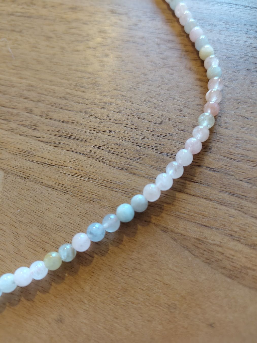 Catenine: Kette aus Morganit – Usato da Zürich venduto da betzec 1