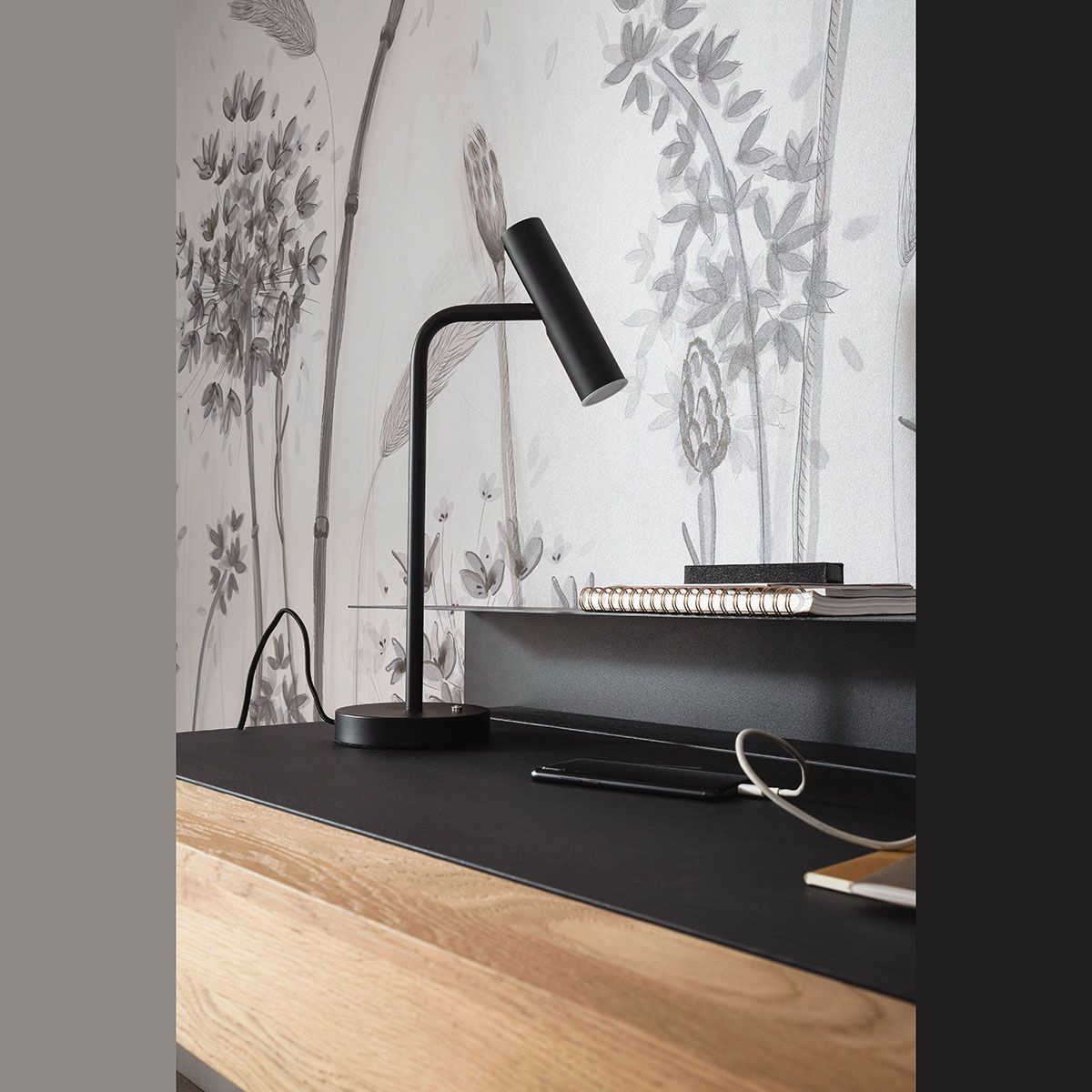 Lampade: LED Tischleuchte, Schwarz, 48 cm Höhe – Nuovo (secondo la descrizione) da Kreuzlingen venduto da Smart-Light 2
