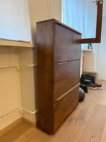 Schuhregal aus echtem Mangoholz