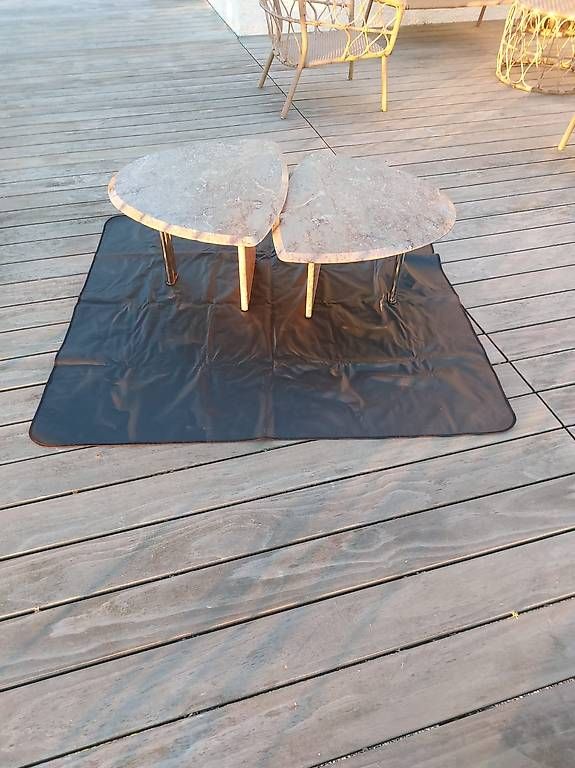 Tables: Vintage Marmor Couchtisch Set 2er 70er Stil – D'occasion à Oberlunkhofen par Barbara.Hagenbuch 1