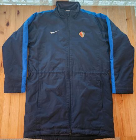 FC Basel lange Winter-Jacke Nike Gr S FCB Jacke Fussball