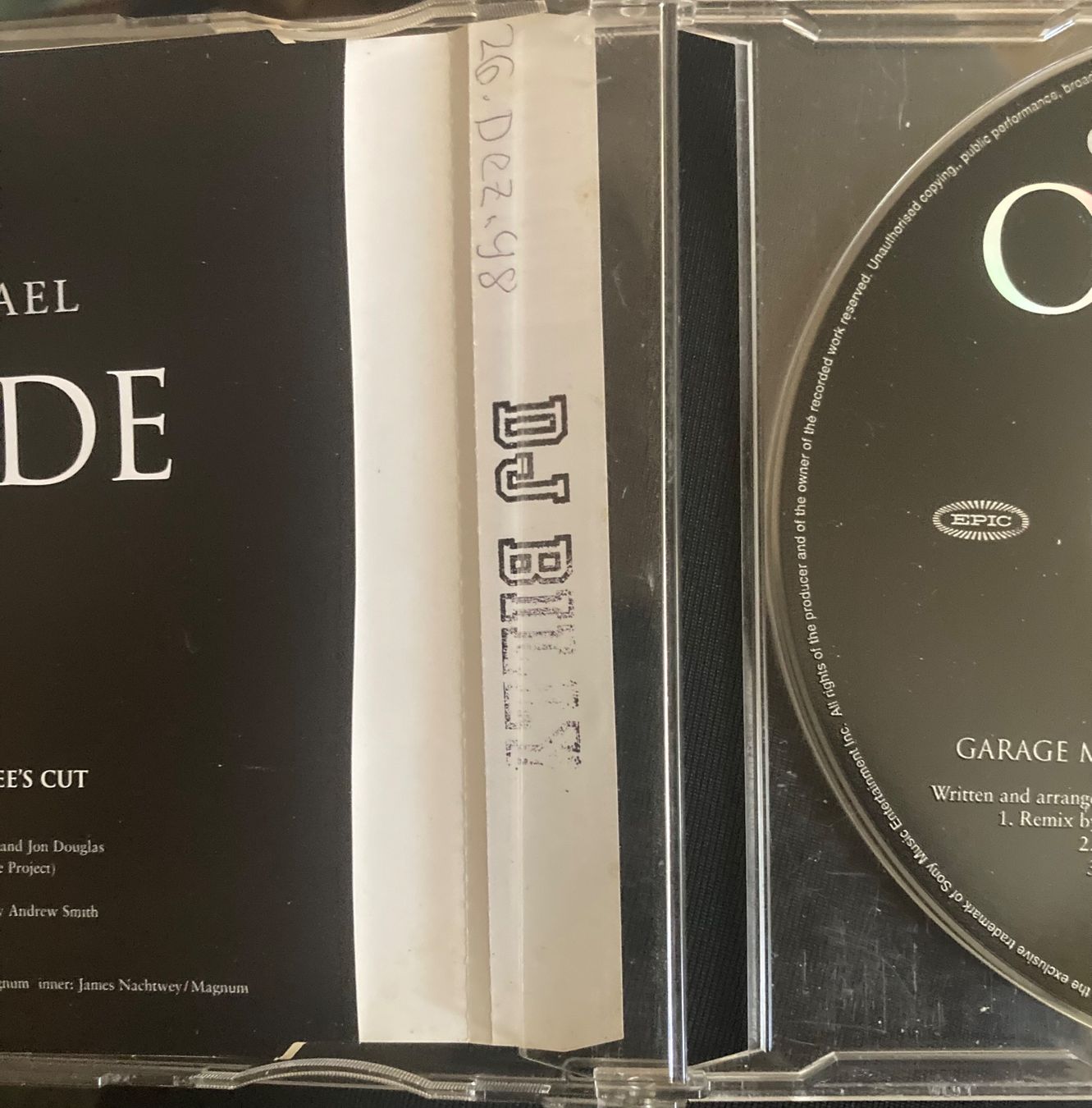 CD: GEORGE MICHAEL - OUTSIDE – Usato da Poliez-Pittet venduto da Newtown-Records 2