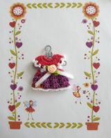 Süsses Mini Kleid Kleidli gehäkelt, vestitino uncinetto 934
