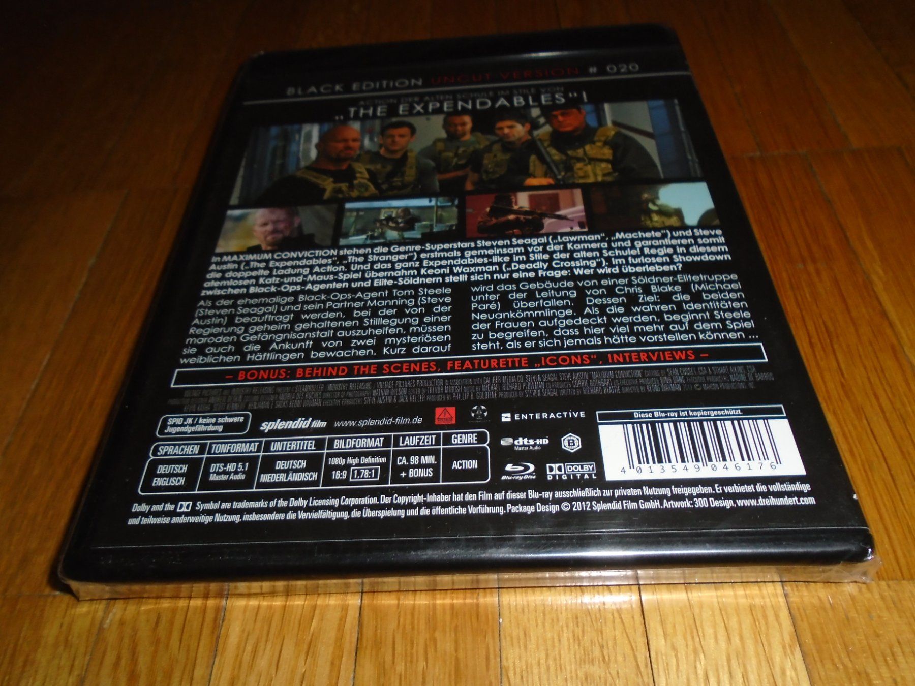 Tutti i DVDs: Maximum Conviction - Black Edition - BLU-RAY - UNCUT – Nuovo e nell'imballaggio originale da Basel venduto da havsok 1