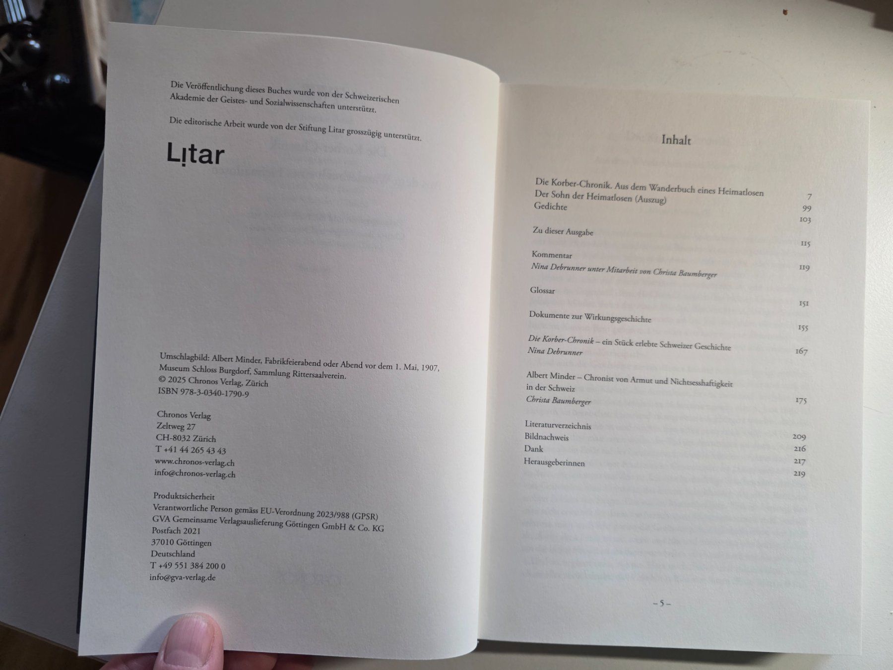 Libri: Die Korber-Chronik - Albert Minder - 2025 – Nuovo (secondo la descrizione) da Walterswil BE venduto da Lonitti 6