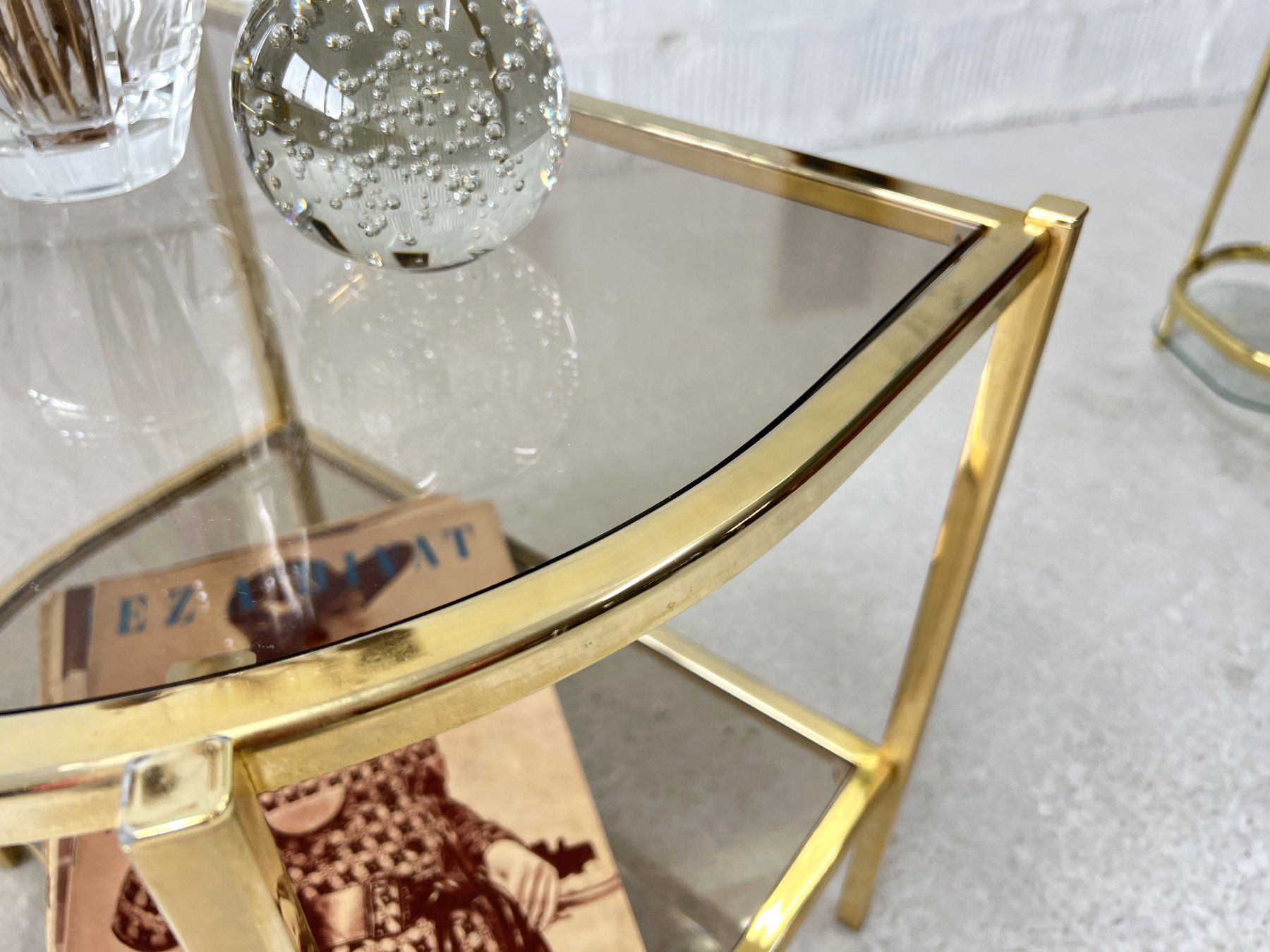 Tavoli: Vintage Beistelltisch - Messing – Usato da Walzenhausen venduto da stilvollwohnen 4