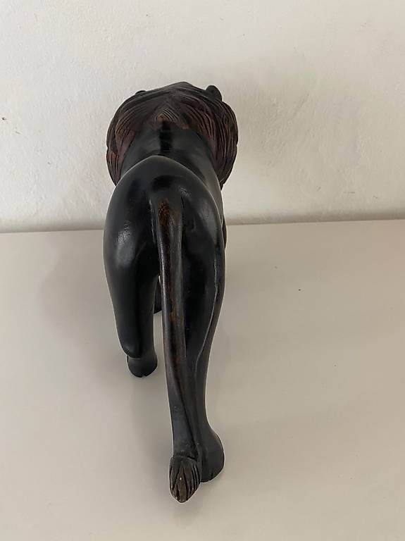 Sculture & Statue: Löwe Echtholz Länge 37cm Kunstobjekt aus Kenia – Usato da Oetwil an der Limmat venduto da Prinzaessli123 4