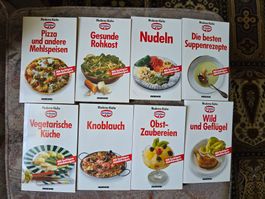 Kochbuch Sammlung - Dr. Oetker 23 Bücher mit Wandhalterung
