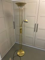 Vintage Stehlampe Messing Art Deco / Mid Century