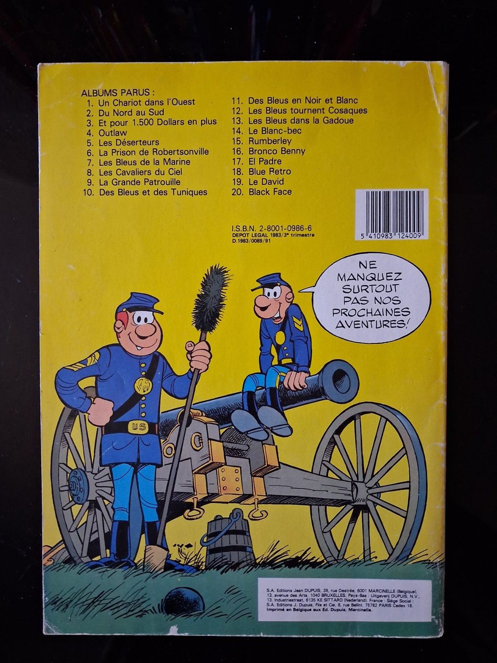 Fumetti: BD Les Tuniques Bleues No 20 Black Face - 1983 - EO – Usato da Cartigny venduto da pgc_fk9s 1
